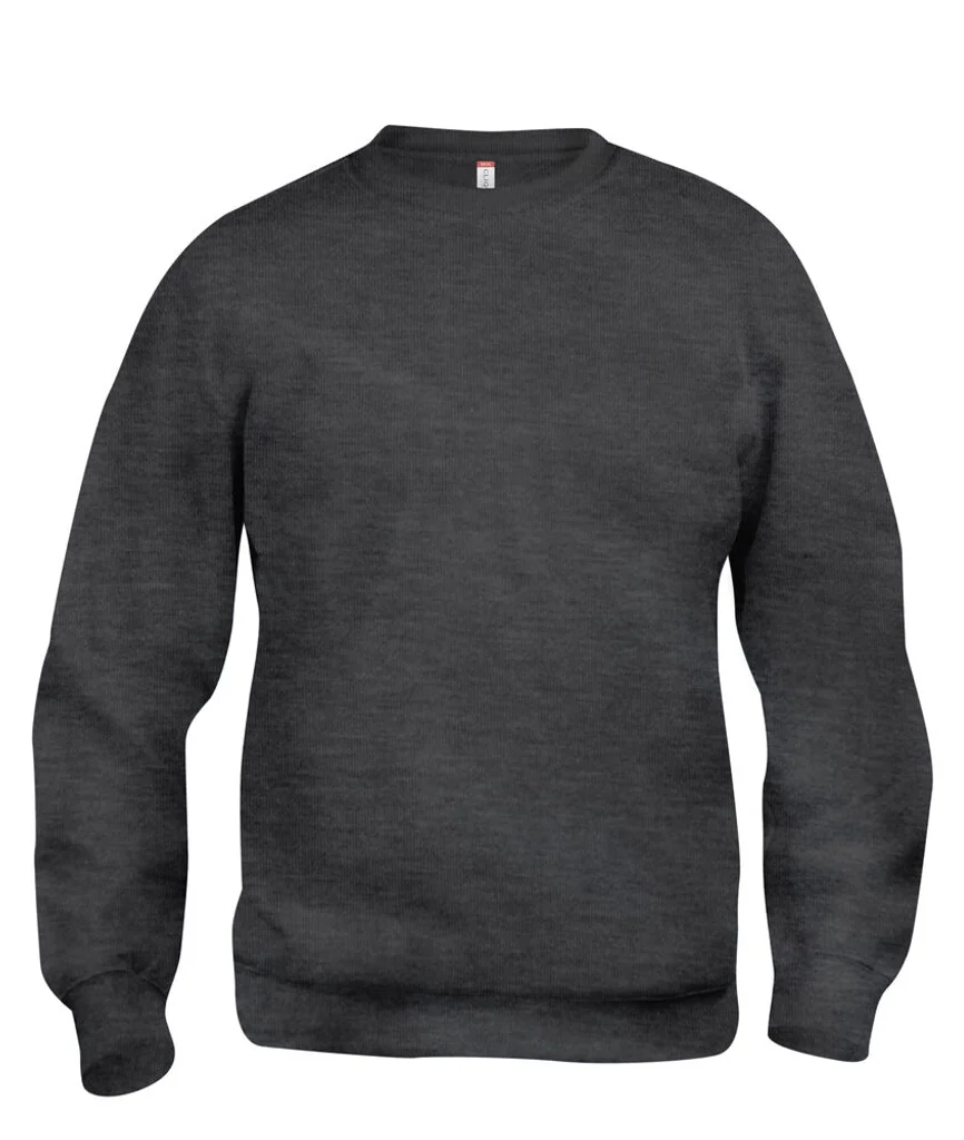 Hovedproduktbilde for Anthracite Melange Clique Basic Collegegenser