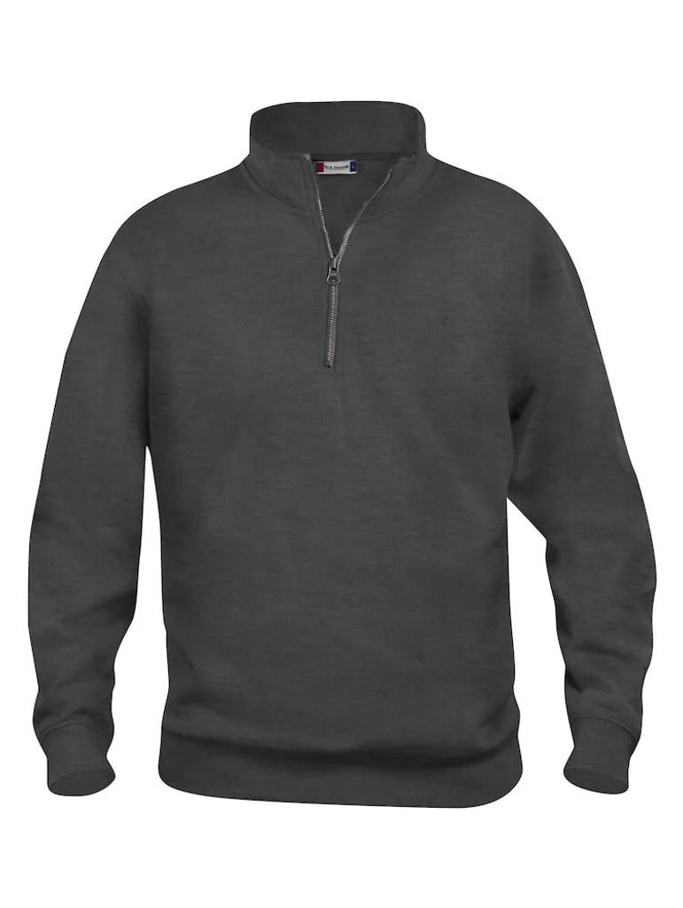 Hovedproduktbilde for Anthracite Melange Clique Basic Half-Zip Genser