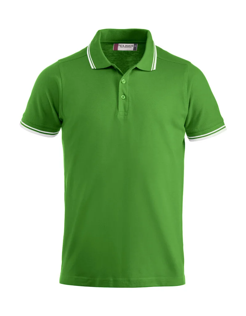 Hovedproduktbilde for Apple Green/White Clique Amarillo Poloskjorte