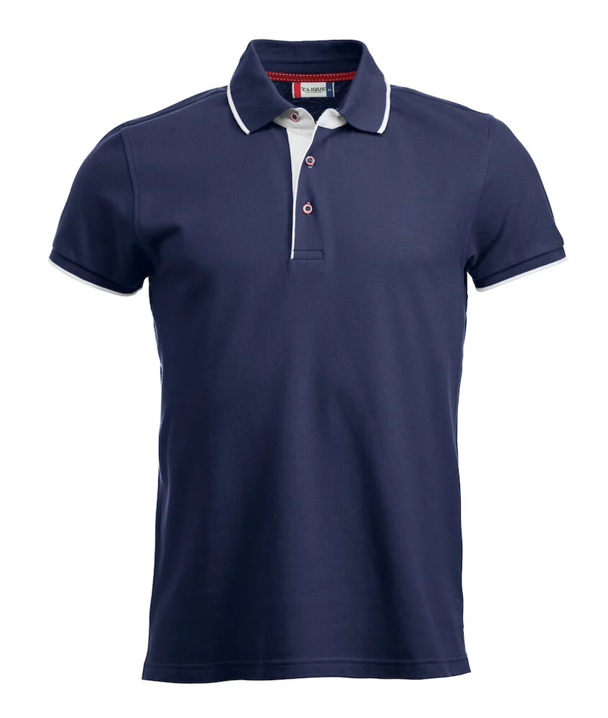 Hovedproduktbilde for Dark Navy/White Clique Seattle Poloskjorte