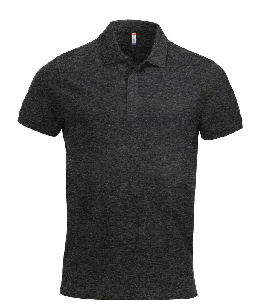 Hovedproduktbilde for Anthracite Melange Clique Classic Lincoln Poloskjorte