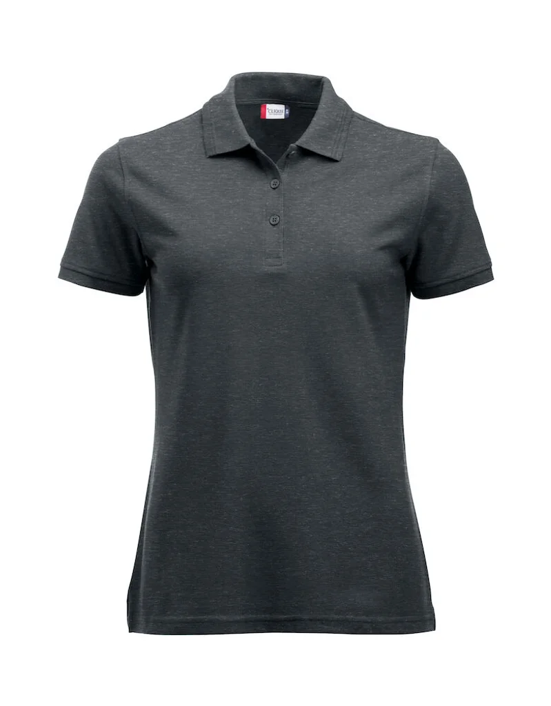 Hovedproduktbilde for Anthracite Melange Clique Manhattan Poloskjorte Dame