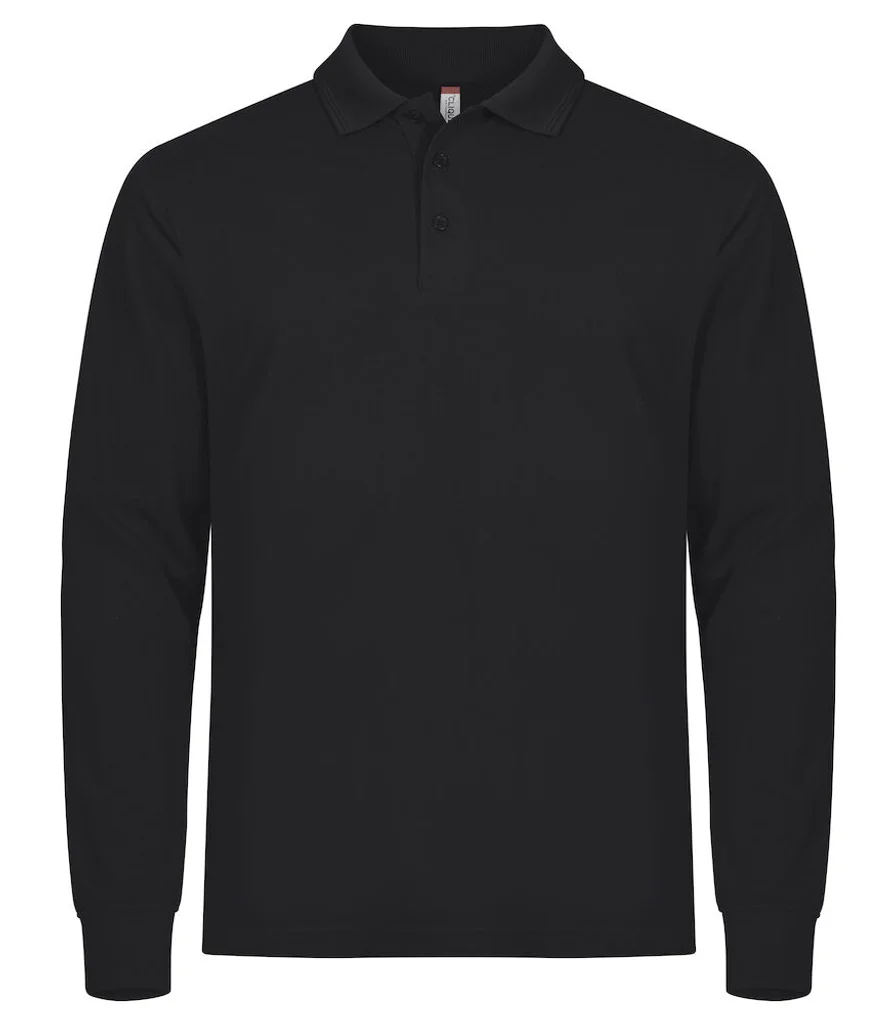 Hovedproduktbilde for Black Clique Manhattan Langermet Poloskjorte