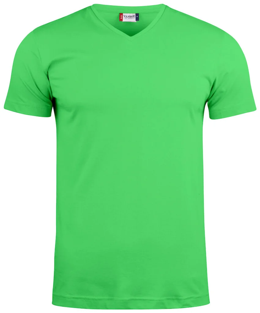 Hovedproduktbilde for Apple Green Clique Basic-T V-Hals T-skjorte
