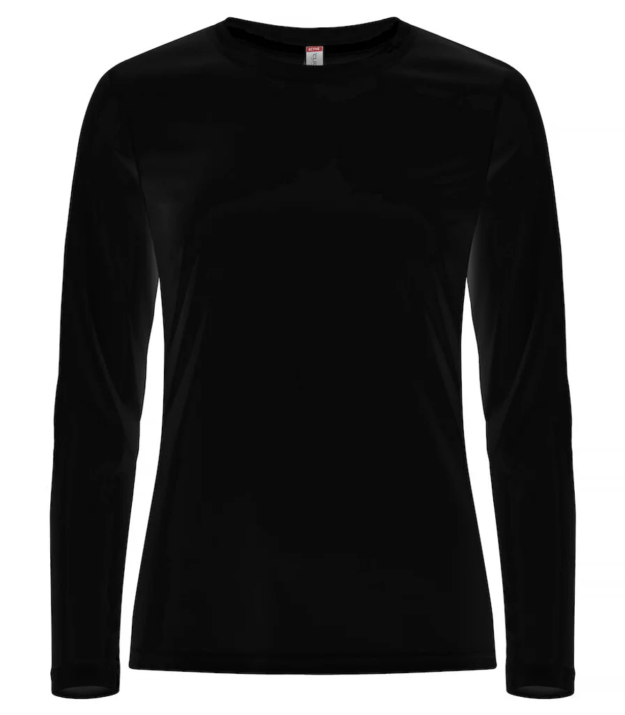 Hovedproduktbilde for Black Clique Basic Active-T Langermet T-skjorte Dame