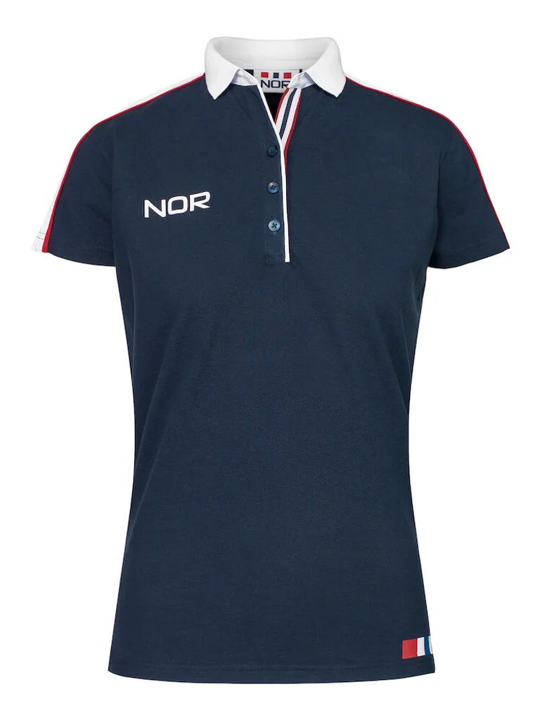 Hovedproduktbilde for Navy Clique NOR Pittsford Poloskjorte Dame