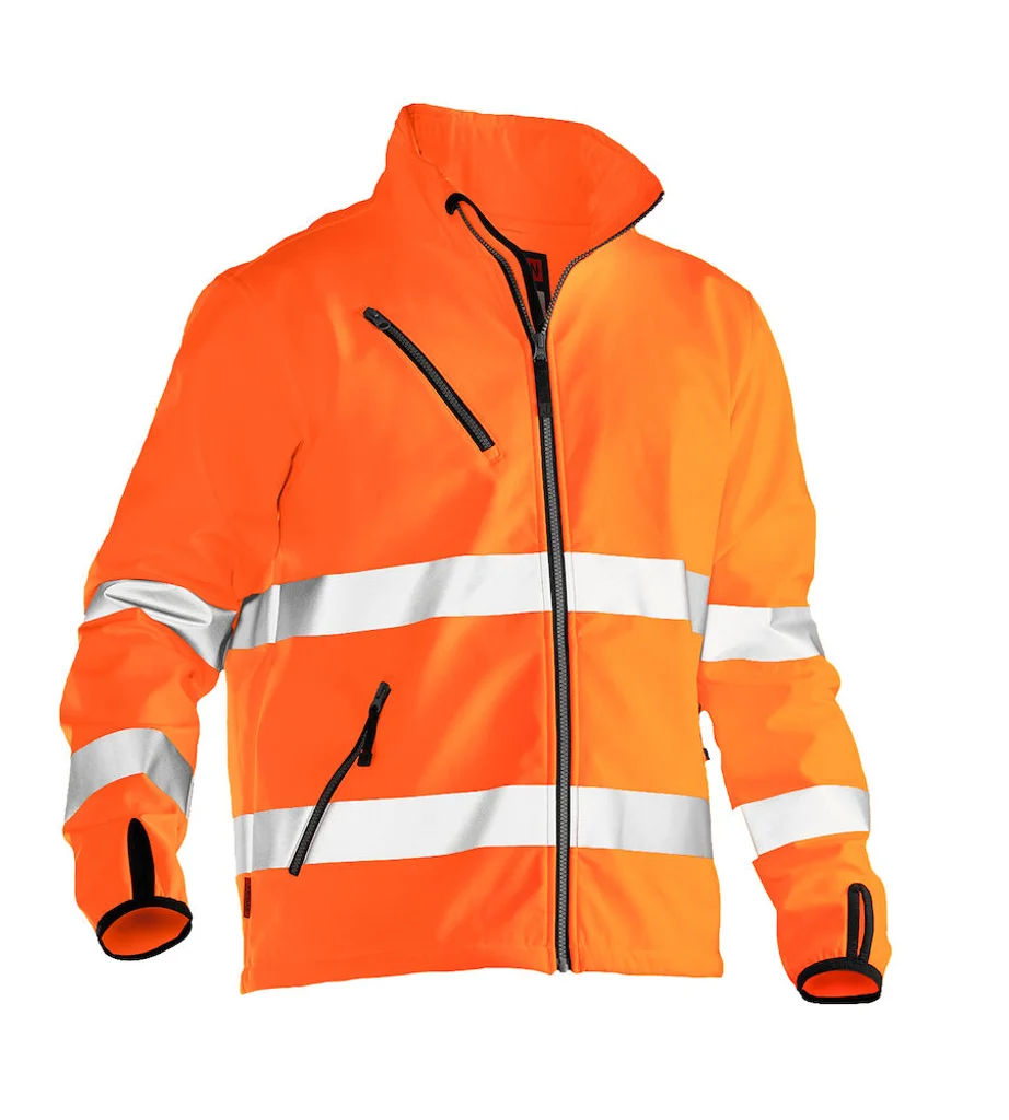 Hovedproduktbilde for Orange Jobman 1202 Hi-Vis KL 3 Softshell Jakke