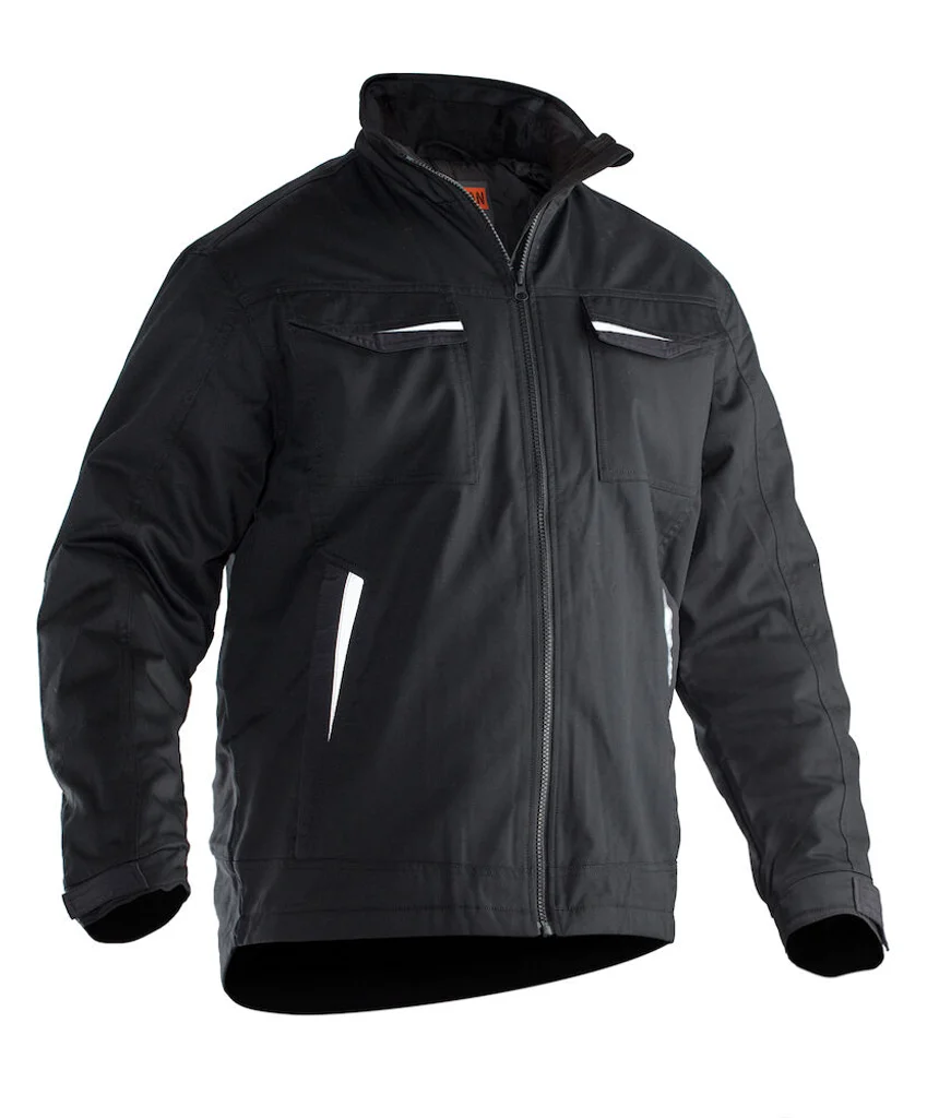 Hovedproduktbilde for Black Jobman 1317 Poly Cotton Vattert Jakke