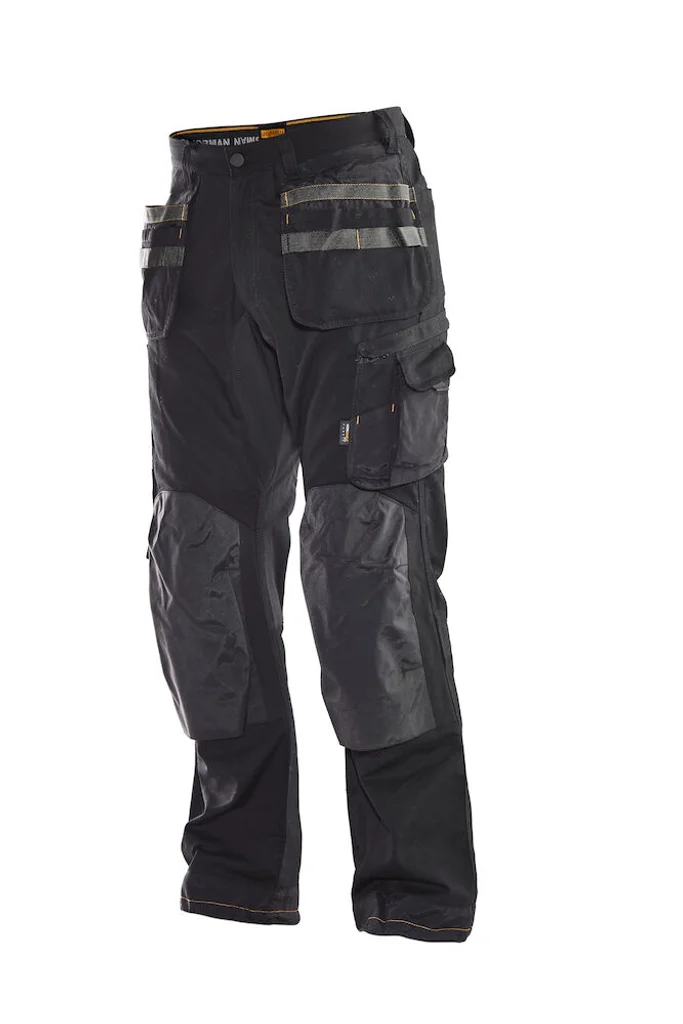Hovedproduktbilde for Black/Black Jobman 2164 Stretch Håndverksbukse Arbeidsbukse