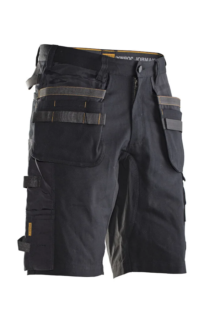 Hovedproduktbilde for Black/Black Jobman Stretch Arbeidsshorts