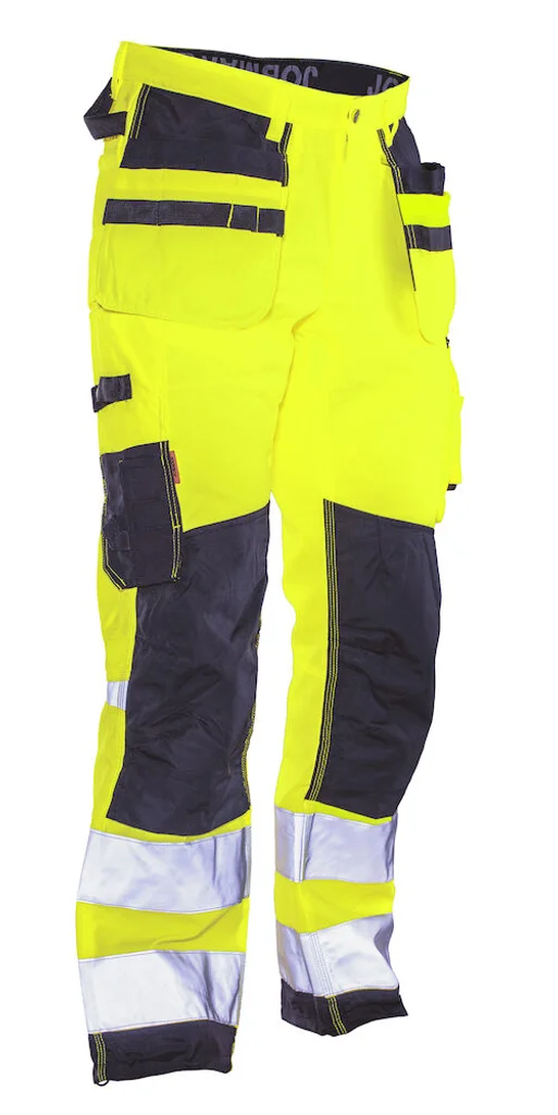 Hovedproduktbilde for Yellow/Black Jobman 2222 Star Varsel Håndverksbukse