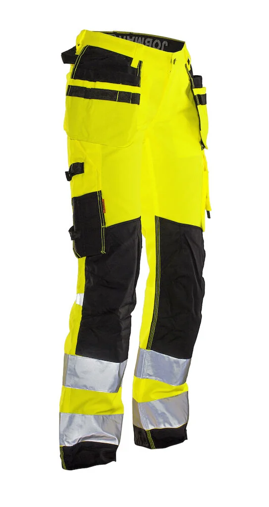 Hovedproduktbilde for Yellow/Black Jobman 2272 Star Varsel Håndverksbukse Dame