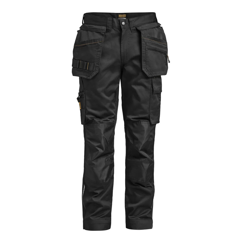 Hovedproduktbilde for Black/Black Jobman Women's Stretch  Arbeidsbukse Dame