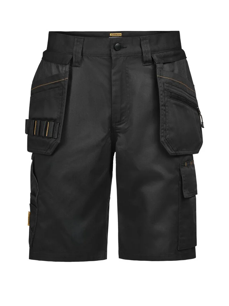 Hovedproduktbilde for Black/Black Jobman Semistretch Arbeidsshorts