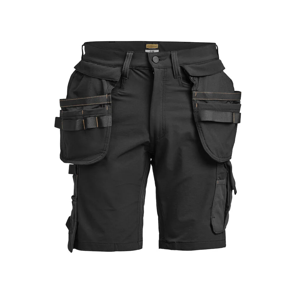 Hovedproduktbilde for Black Jobman Stretch Arbeidsshorts