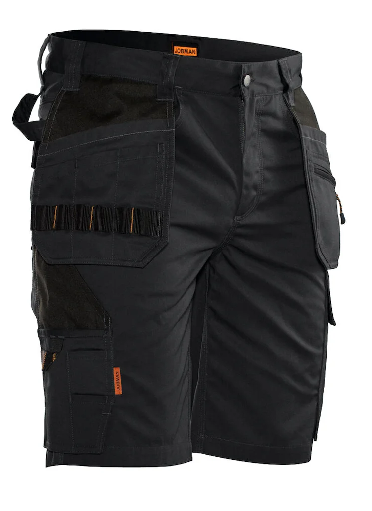 Hovedproduktbilde for Black/Black Jobman Bomull og Polyester Shorts
