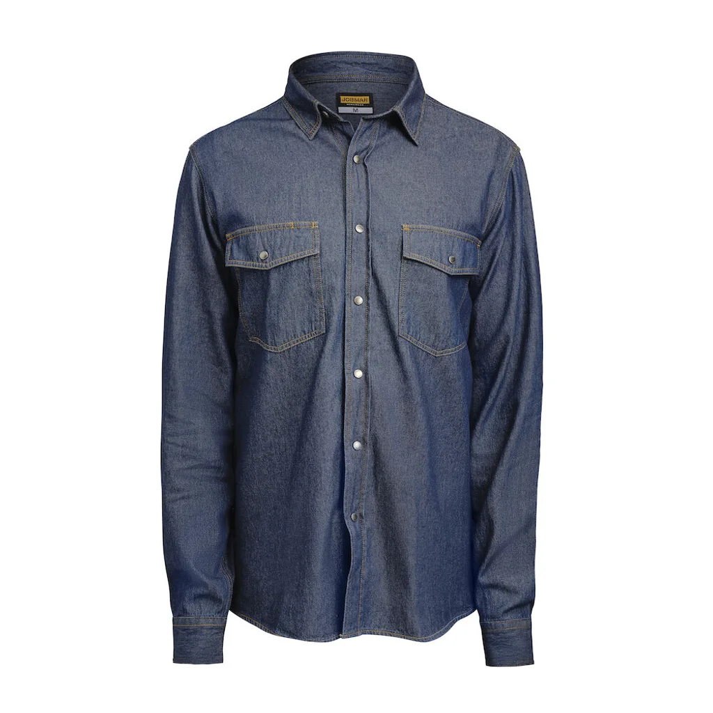 Hovedproduktbilde for Navy Denim Jobman Denim  Skjorte