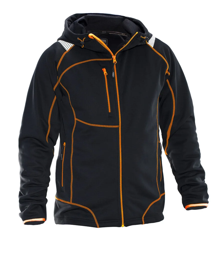 Hovedproduktbilde for Black/HV Orange Jobman 5150 Vision Hettejakke