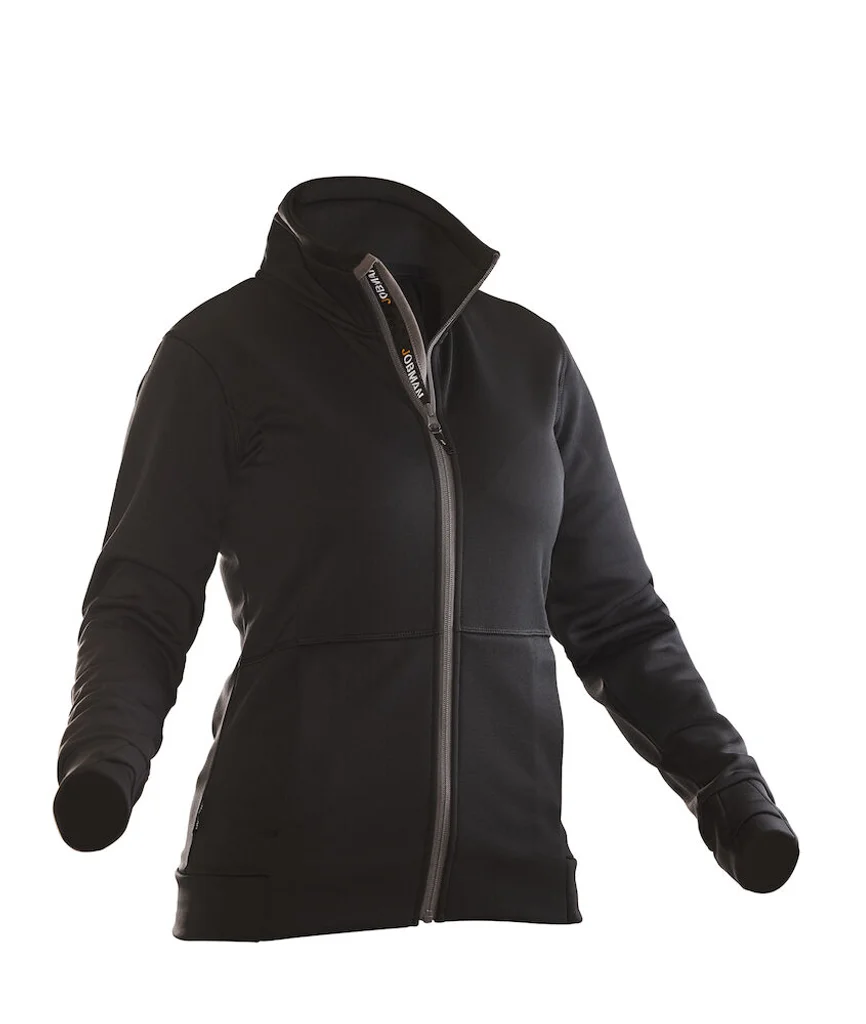 Hovedproduktbilde for Black Jobman Flex Polyester Jakke Dame