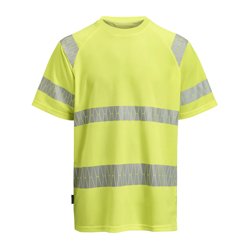 Hovedproduktbilde for HV Yellow Jobman Hi-Vis Polyester  T-skjorte