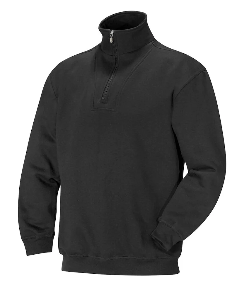 Hovedproduktbilde for Black Jobman 5500 Half-Zip Genser