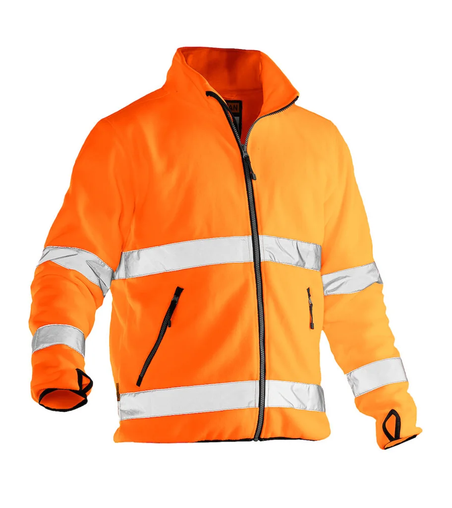 Hovedproduktbilde for Orange Jobman Hi-Vis Kl 3 Fleecejakke