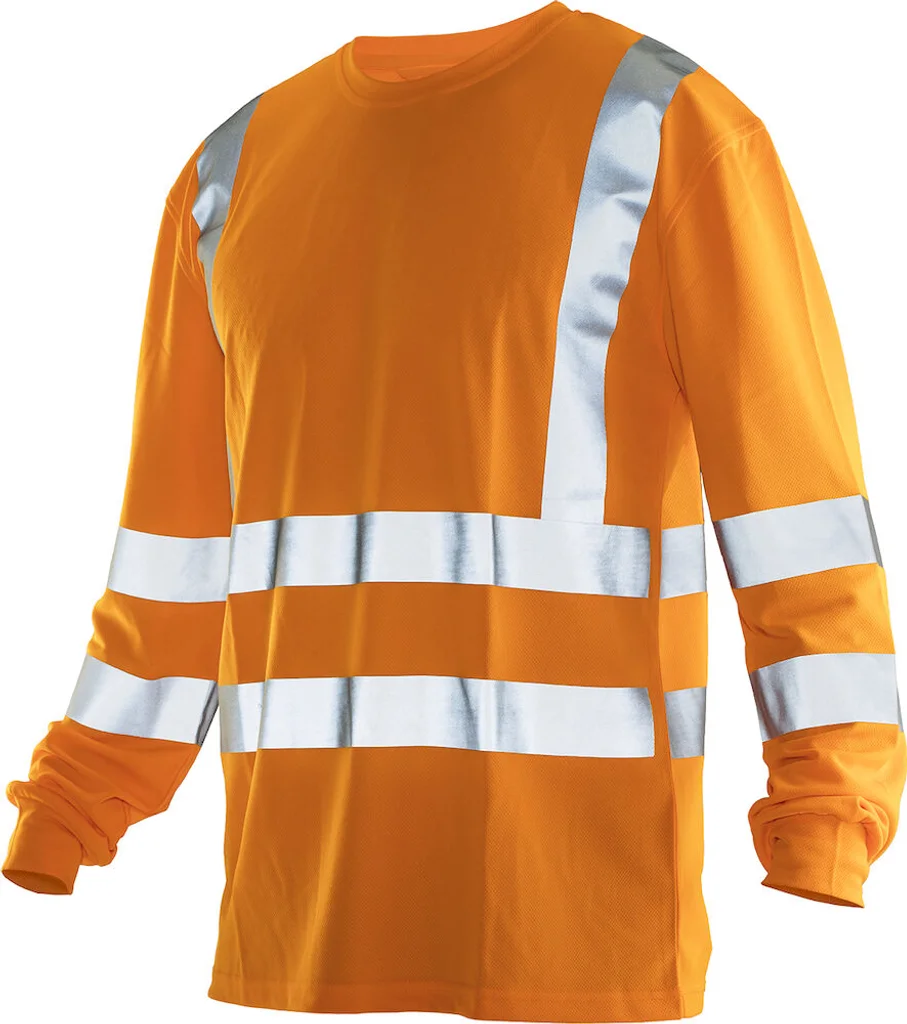 Hovedproduktbilde for Orange Jobman 5593 Varsel Langermet T-skjorte