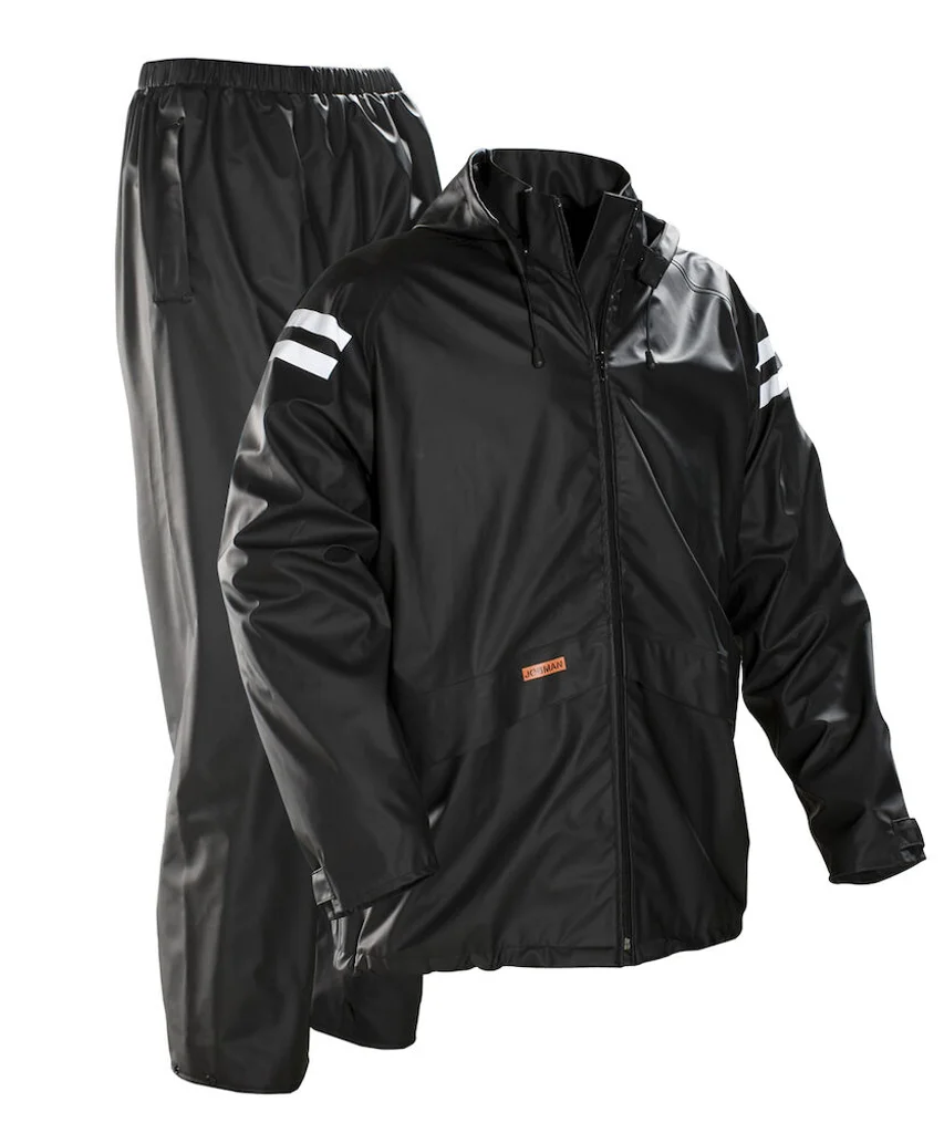 Hovedproduktbilde for Black Jobman 6535 Teknisk Regnsett
