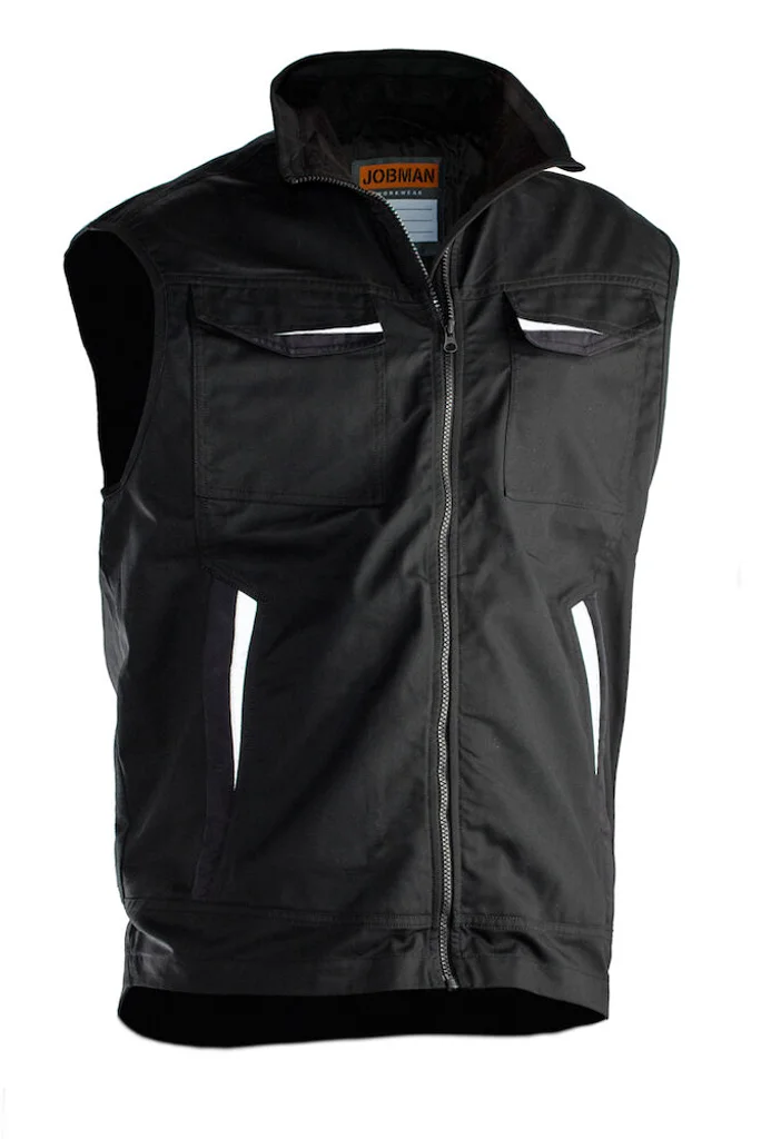 Hovedproduktbilde for Black Jobman Bomull og Polyester Arbeidsvest