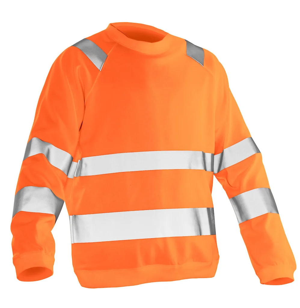 Hovedproduktbilde for Orange Jobman 1150 Hi-Vis Kl. 3 Collegegenser
