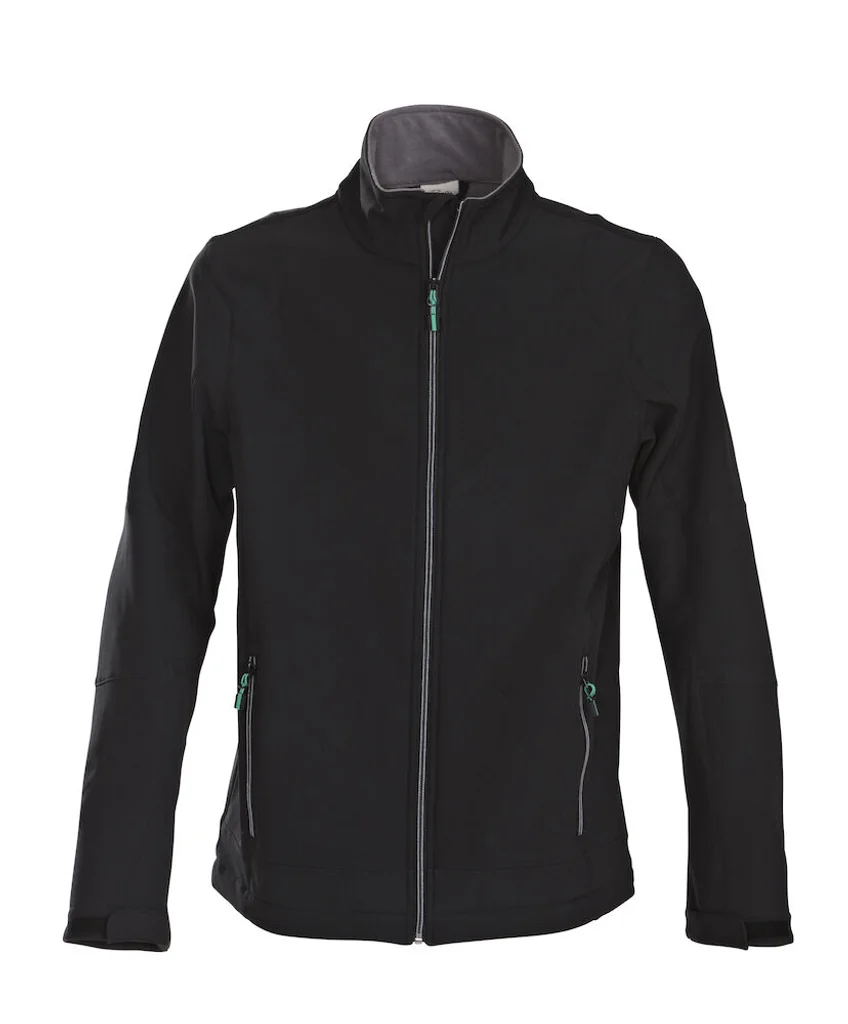 Hovedproduktbilde for Black Printer Trail Softshelljakke