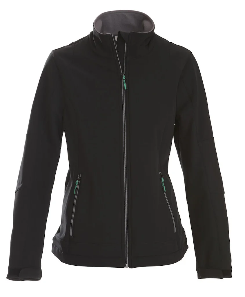 Hovedproduktbilde for Black Printer Trail Softshelljakke Dame