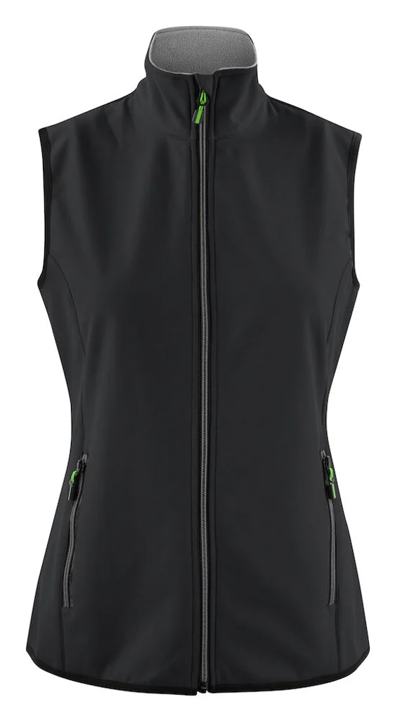 Hovedproduktbilde for Black Printer Trial Softshellvest Dame