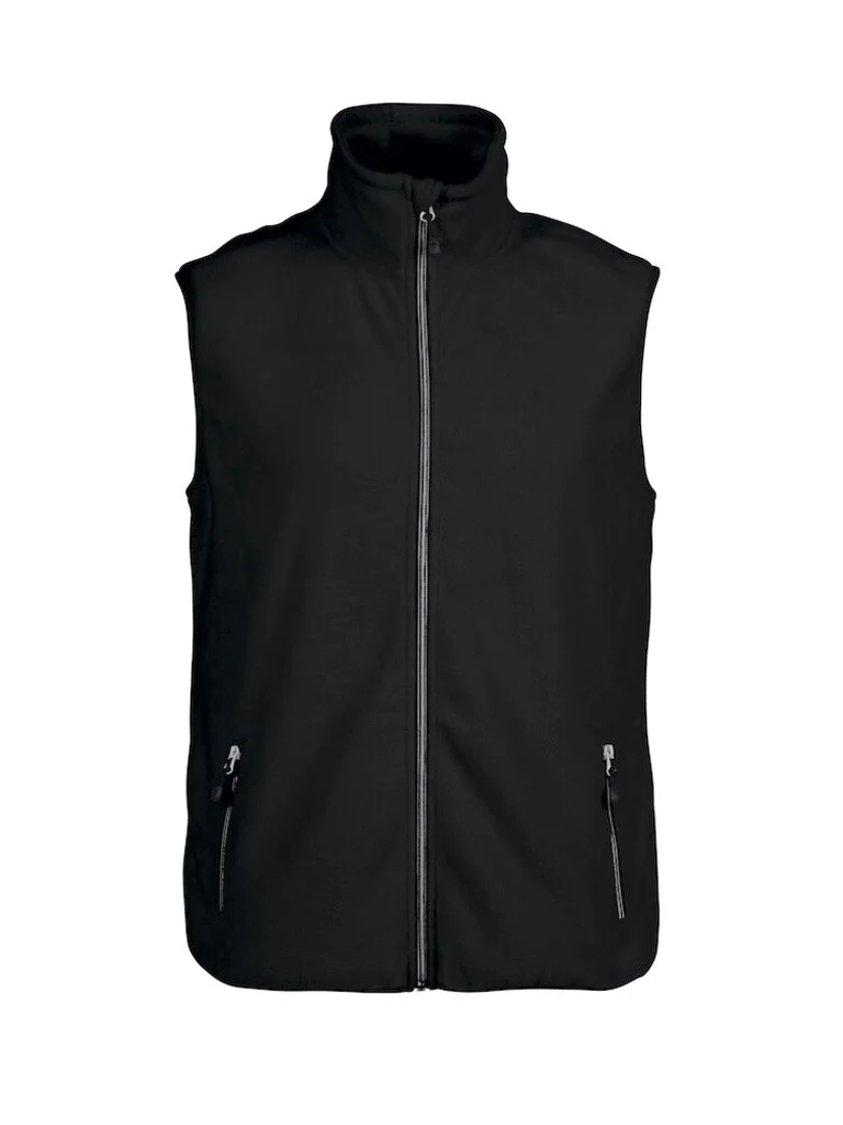Hovedproduktbilde for Black Printer Sideflip Fleecevest