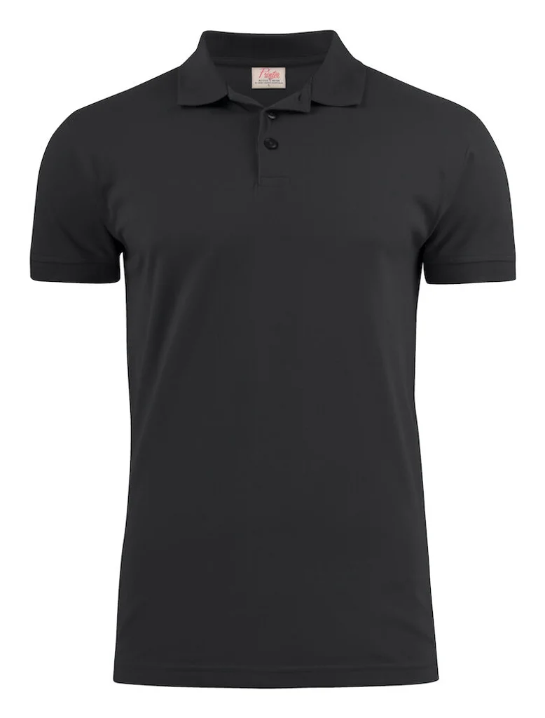 Hovedproduktbilde for Black Printer Surf Stretch Poloskjorte