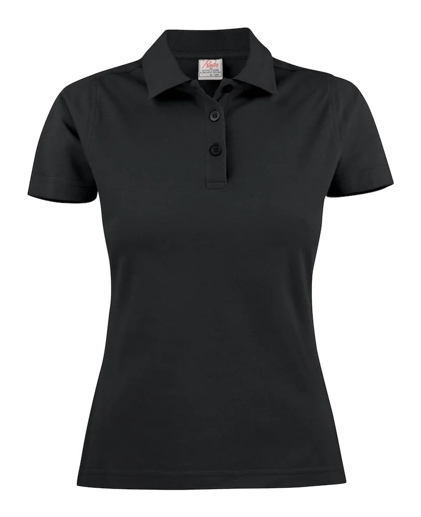 Hovedproduktbilde for Black Printer Surf Light Poloskjorte Dame