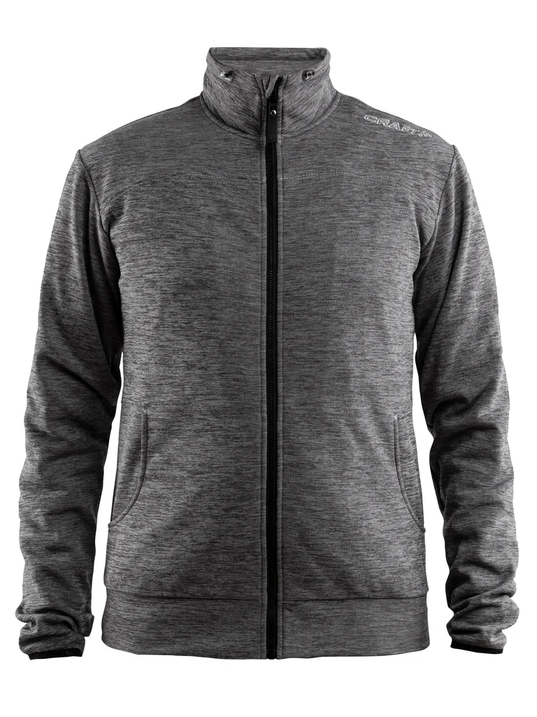 Hovedproduktbilde for Darkgrey Melange Craft Leisure Collegejakke