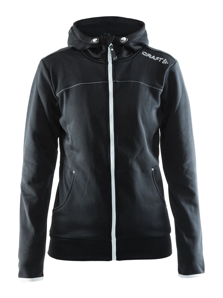 Hovedproduktbilde for Black Craft Leisure Full Zip Hettejakke Dame