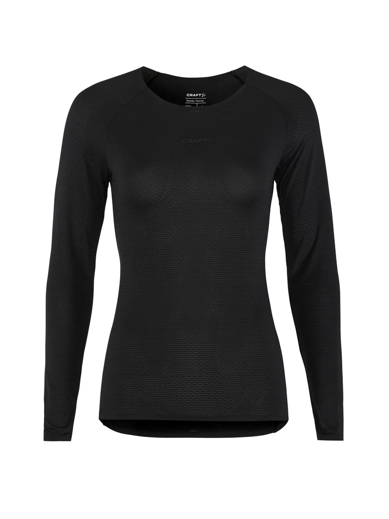 Hovedproduktbilde for Black/Black Craft PRO Dry Nanoweight Langermet T-skjorte Dame