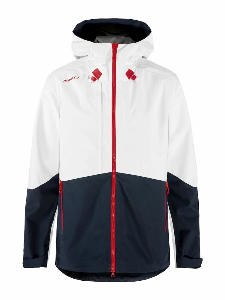 Hovedproduktbilde for White-Blaze Craft NOR Block Shell Allværsjakke