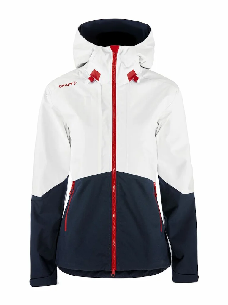 Hovedproduktbilde for White-Blaze Craft NOR Block Shell Allværsjakke Dame