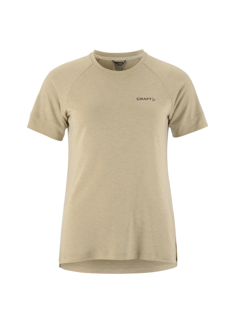 Hovedproduktbilde for Hay/Melange Craft ADV Trail Ull T-skjorte Dame