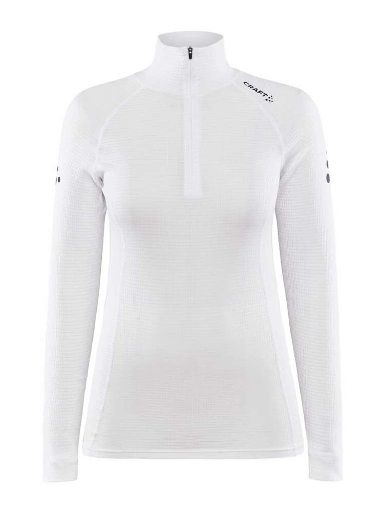 Hovedproduktbilde for White/Blaze Craft NOR PRO Wool Extreme X Half Zip Langermet T-skjorte Dame