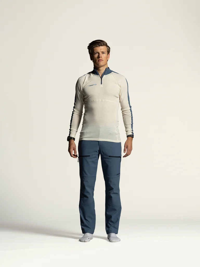 Hovedproduktbilde for Tofu Craft OL Norway Wool Merinoull Zip Langermet Undertrøye
