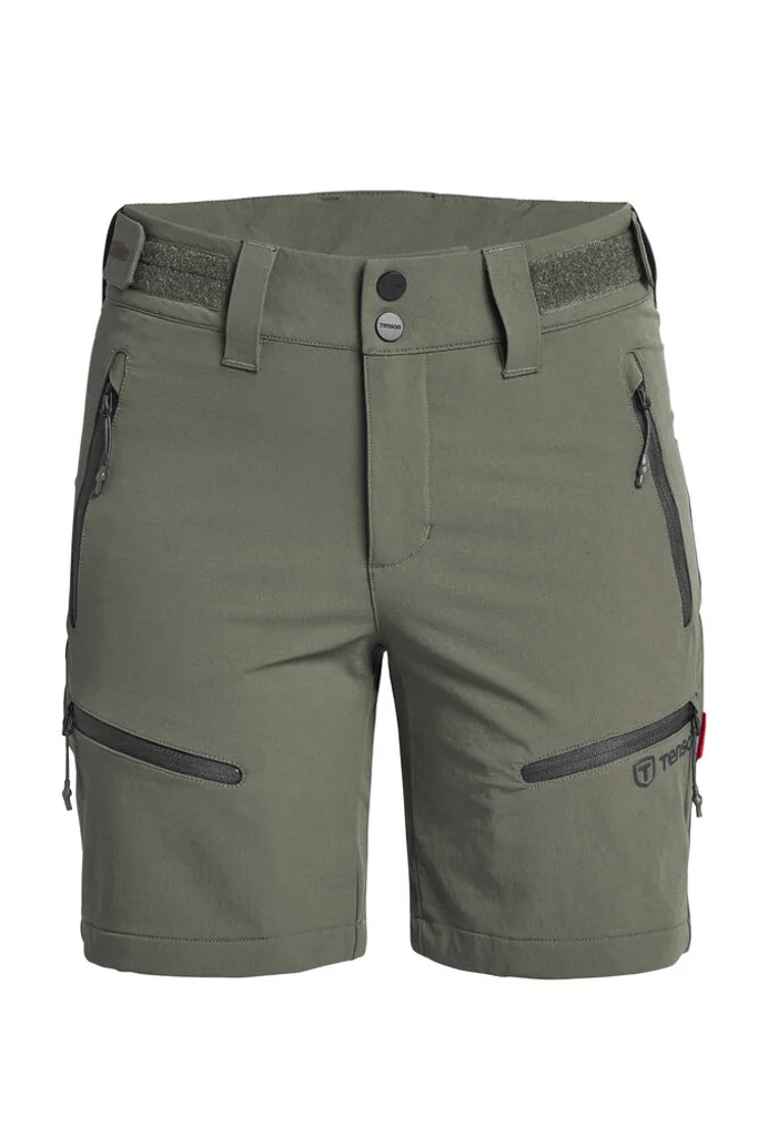 Hovedproduktbilde for Mørk oliven Tenson TXlite Flex Shorts Dame
