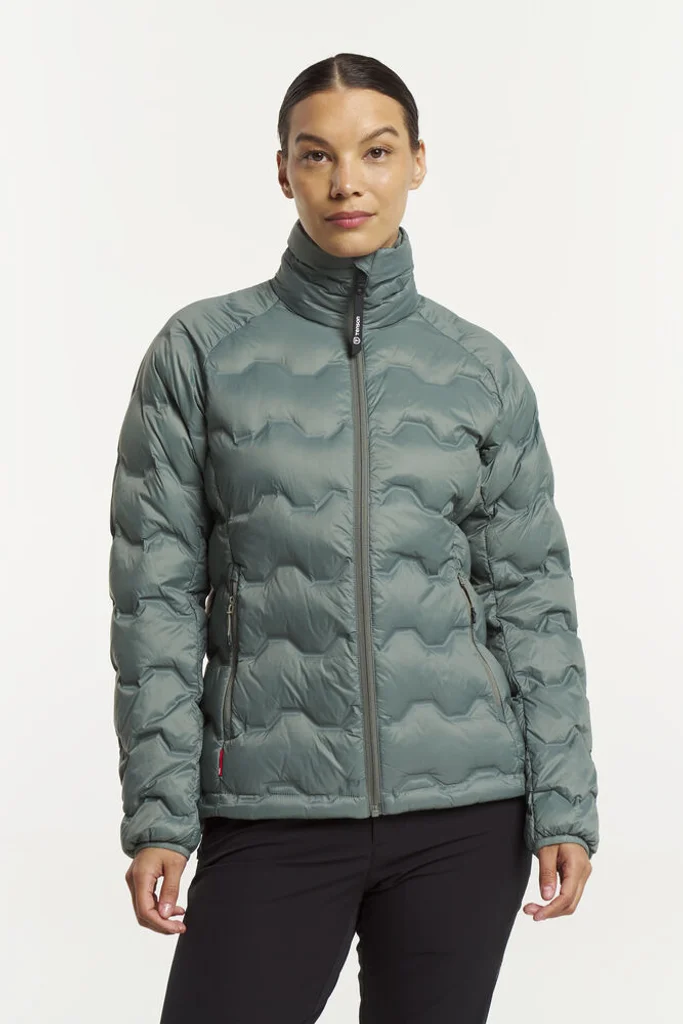 Hovedproduktbilde for Grågrønn Tenson TXlite Shibui Down Collar Dunjakke Dame