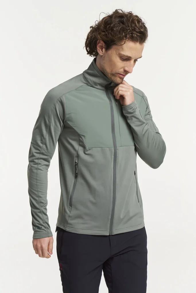 Hovedproduktbilde for Grågrønn Tenson TXlite Windblock Full Zip Jakke