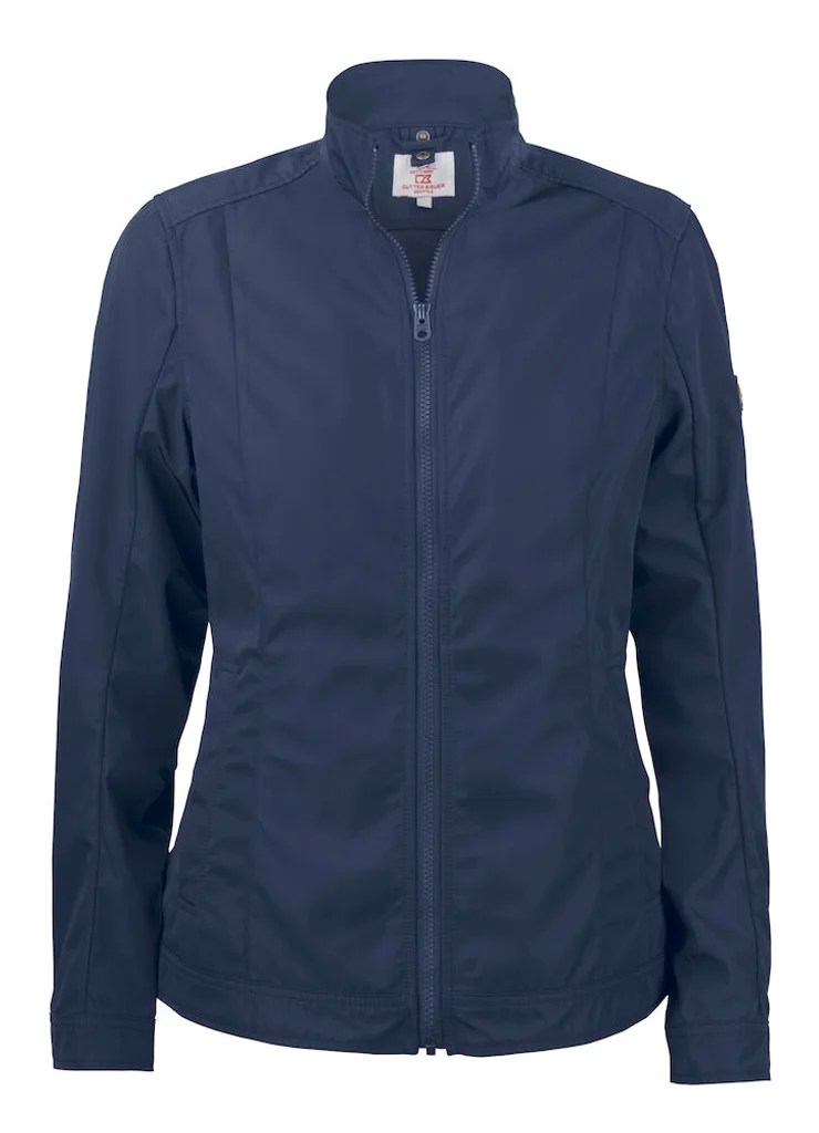Hovedproduktbilde for Dark Navy Cutter & Buck Shelton 3-i-1 Vattert Jakke Dame