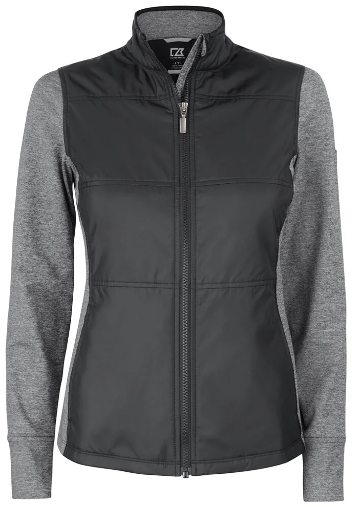 Hovedproduktbilde for Black Cutter & Buck Stealth Collegejakke Dame