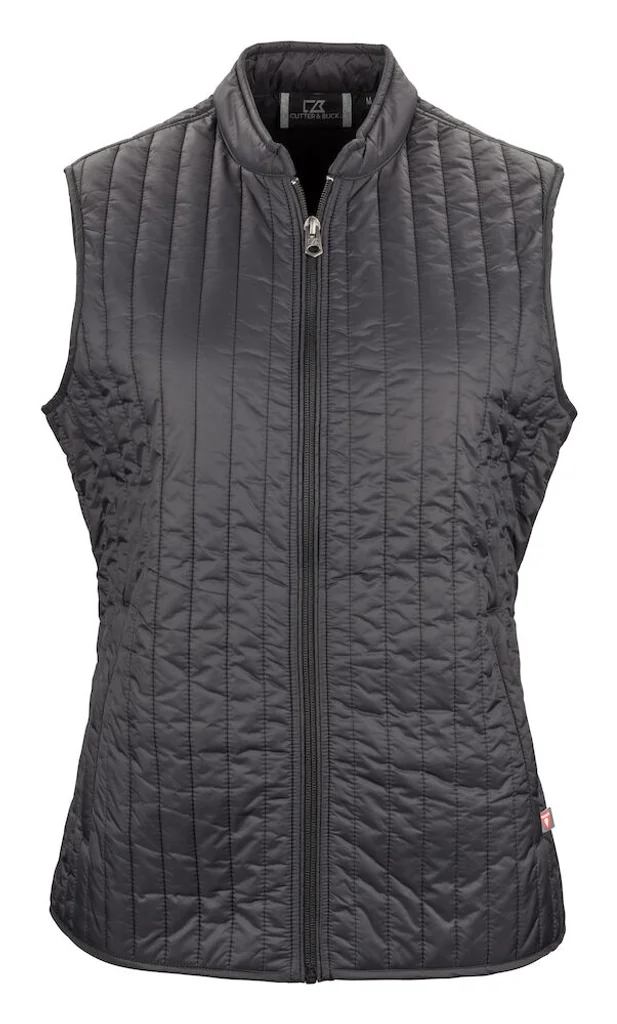 Hovedproduktbilde for Black Cutter & Buck Ozette Vattert Vest Dame